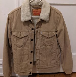 Levi's Sherpa Corduroy Trucker Jacket